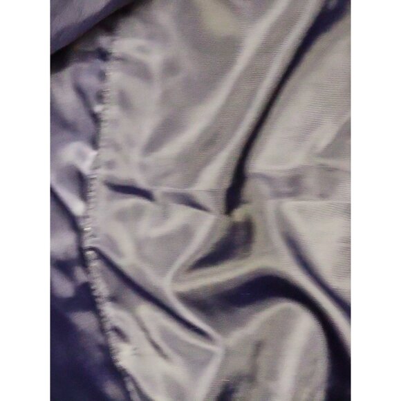 Vintage LL Bean Womans Coat Purple XL  Wool Alpaca Hooded Maxi Coat Fur Trim - Picture 5 of 7